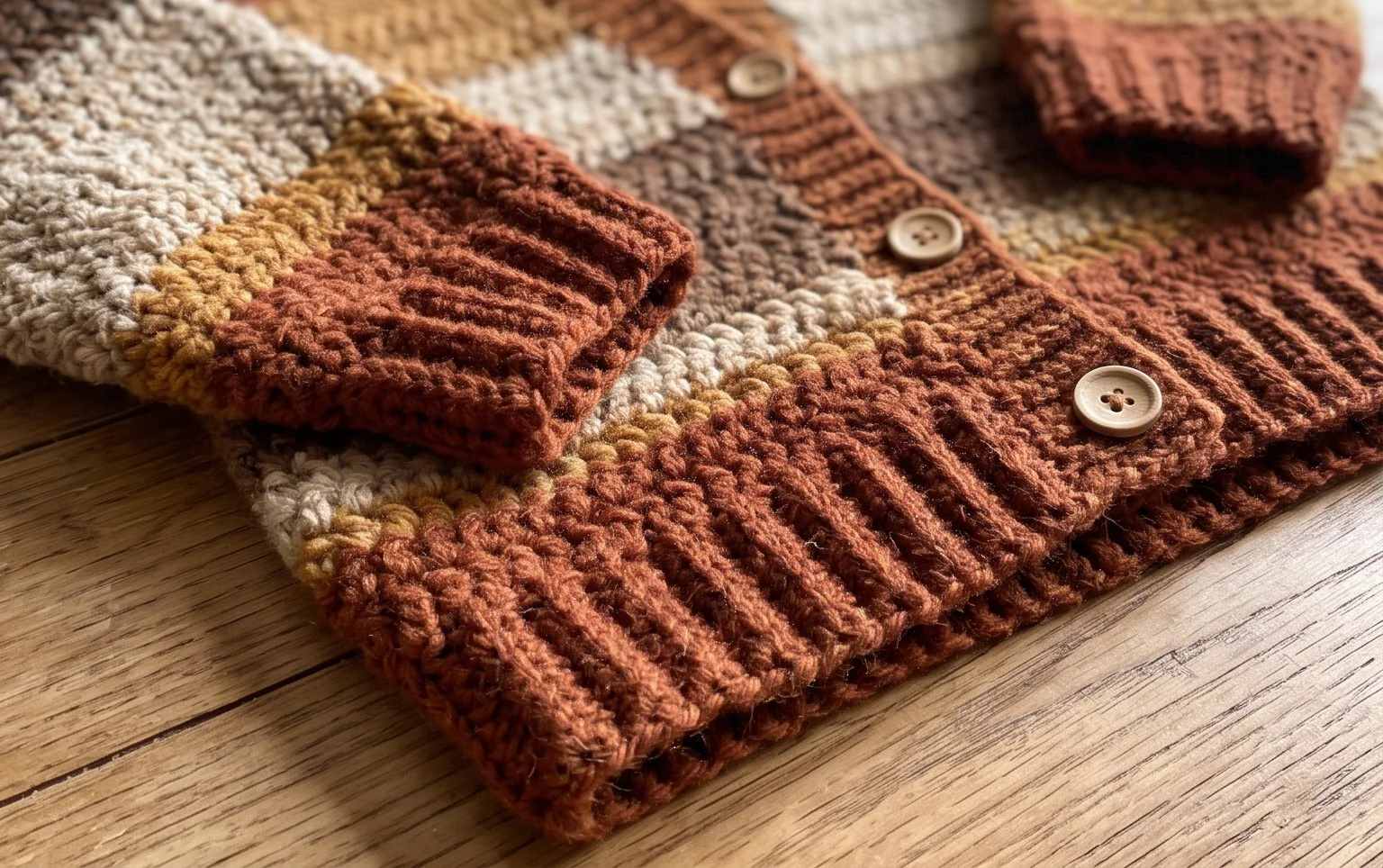 Riverbed Cardigan, Junior: A Free Crochet Pattern And Tutorial - CJ Design Blog