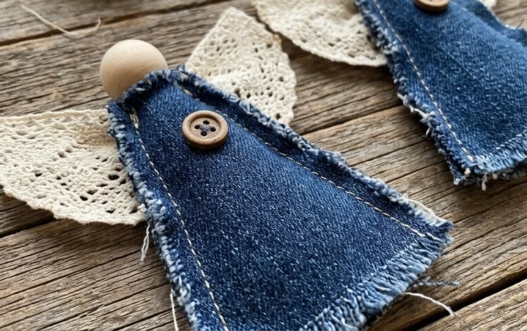 Angels Made with Old Jeans – TUTORIAL -