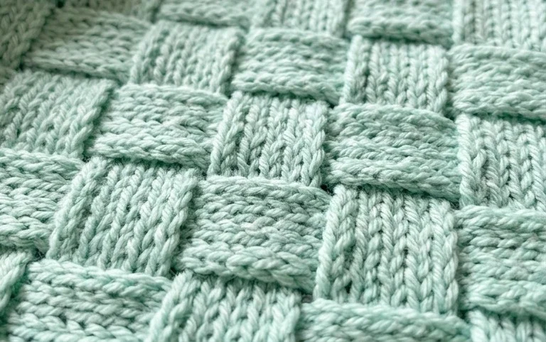 Crochet Basket Weave Blanket: A Timeless Textured Treasure