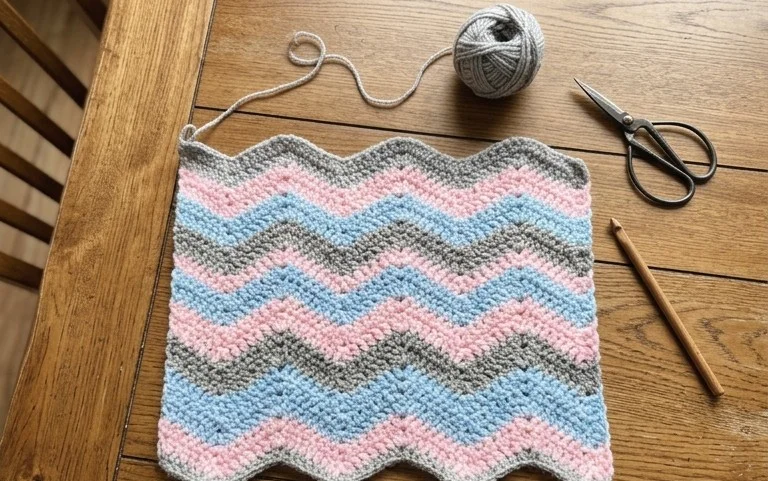 Crochet Zigzag Stitch To Use In Many Works
