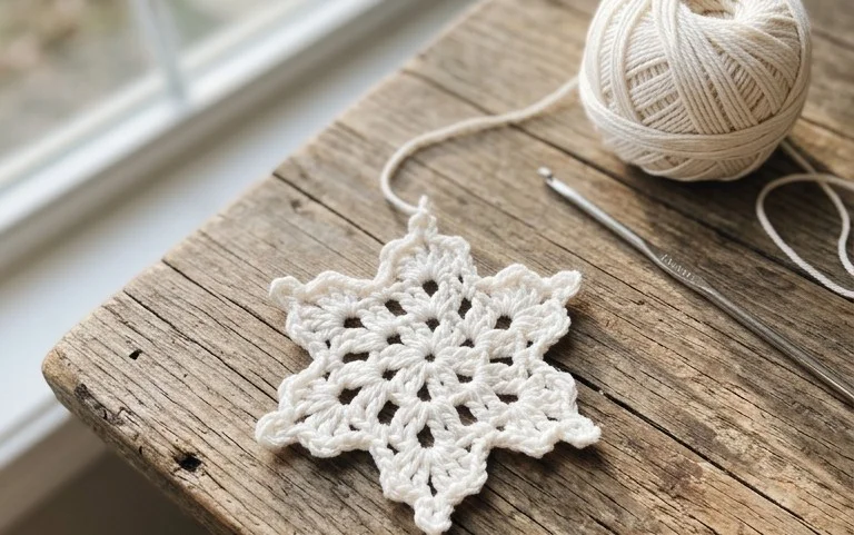 Easy Crochet Snowflake Pattern: Free Step-by-Step Guide