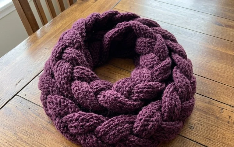 Easy Crochet Braided Scarf: Free Step-by-Step Pattern