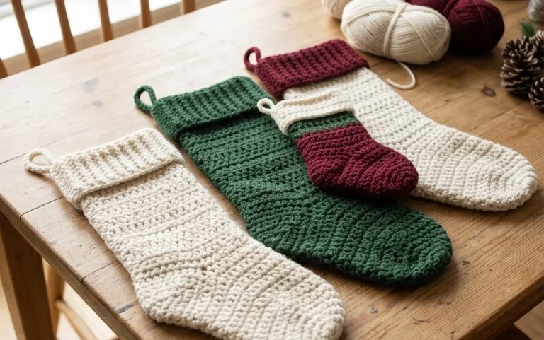 Free Christmas Stocking Colorwork Chart Pattern