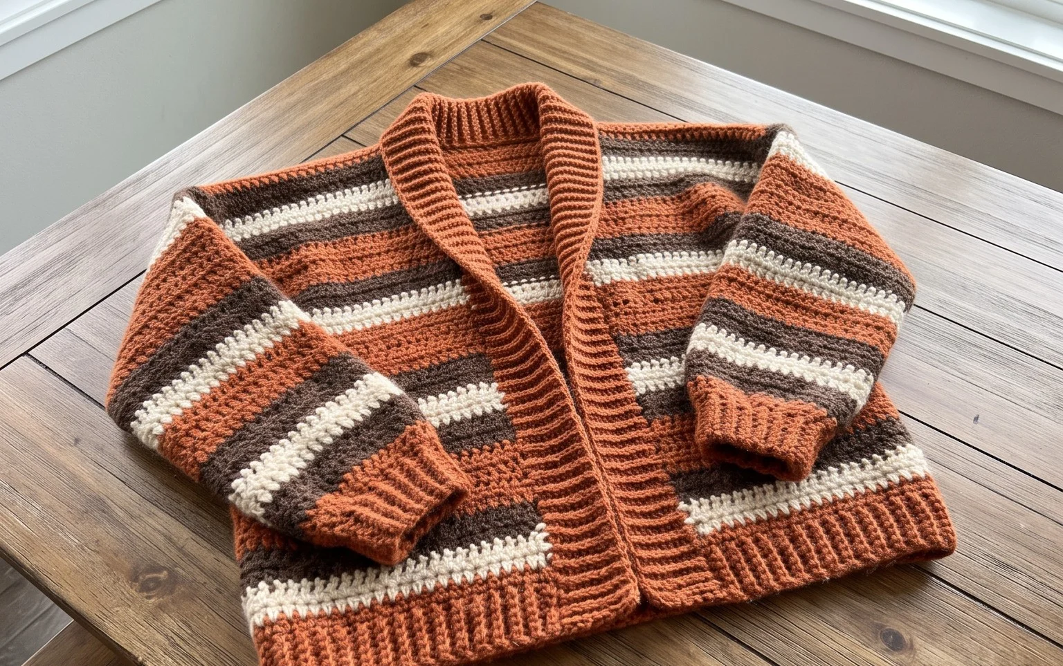 Easy Riverbed Cardigan Free Crochet Pattern Step-by-Step
