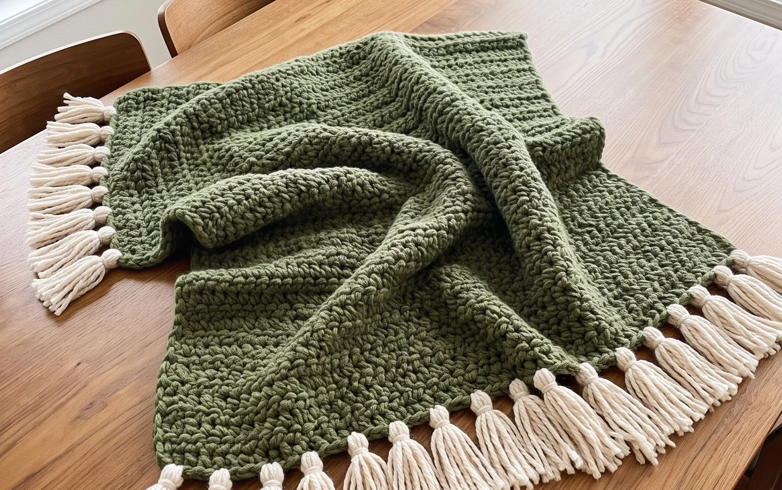 Easy Granny Square Free Crochet Pattern for Chunky Yarn