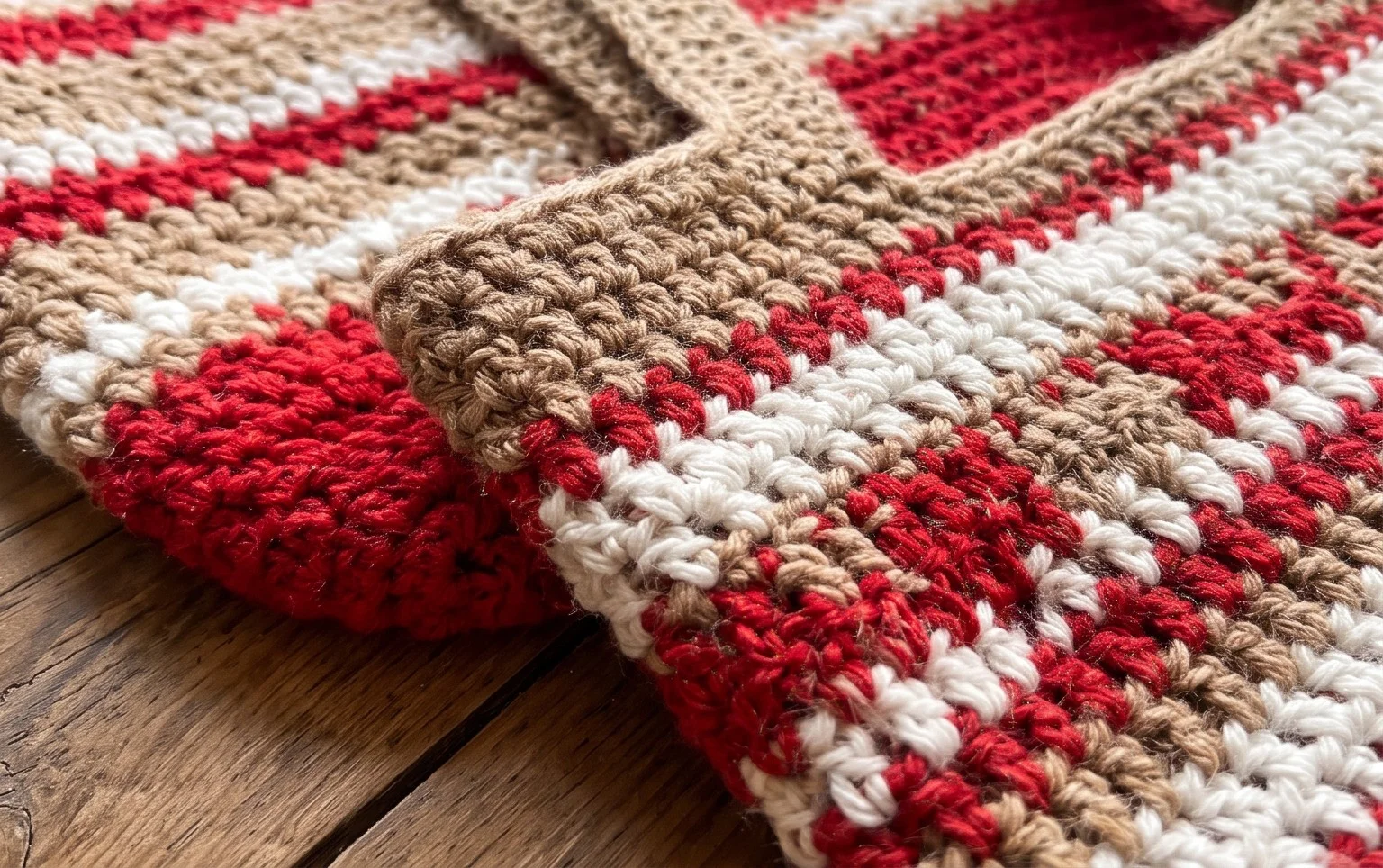 Christmas Tote Bags - FREE crochet pattern - Nana's Favorites